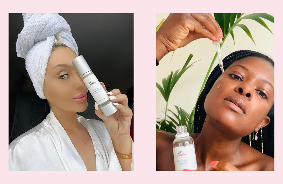 Load video: Natural skincare for sensitive skin, oily skin, dry skin and all skintypes. Helps with acne, hyperpigmentation, wrinkles, fine lines and healthy glowing skin.