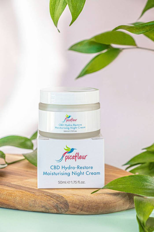 CBD Night Cream to skin repair and rejuvenation
